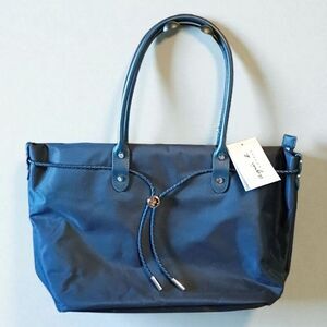 Agnes B. Voyage Elegant Blue Tote Bag NEW